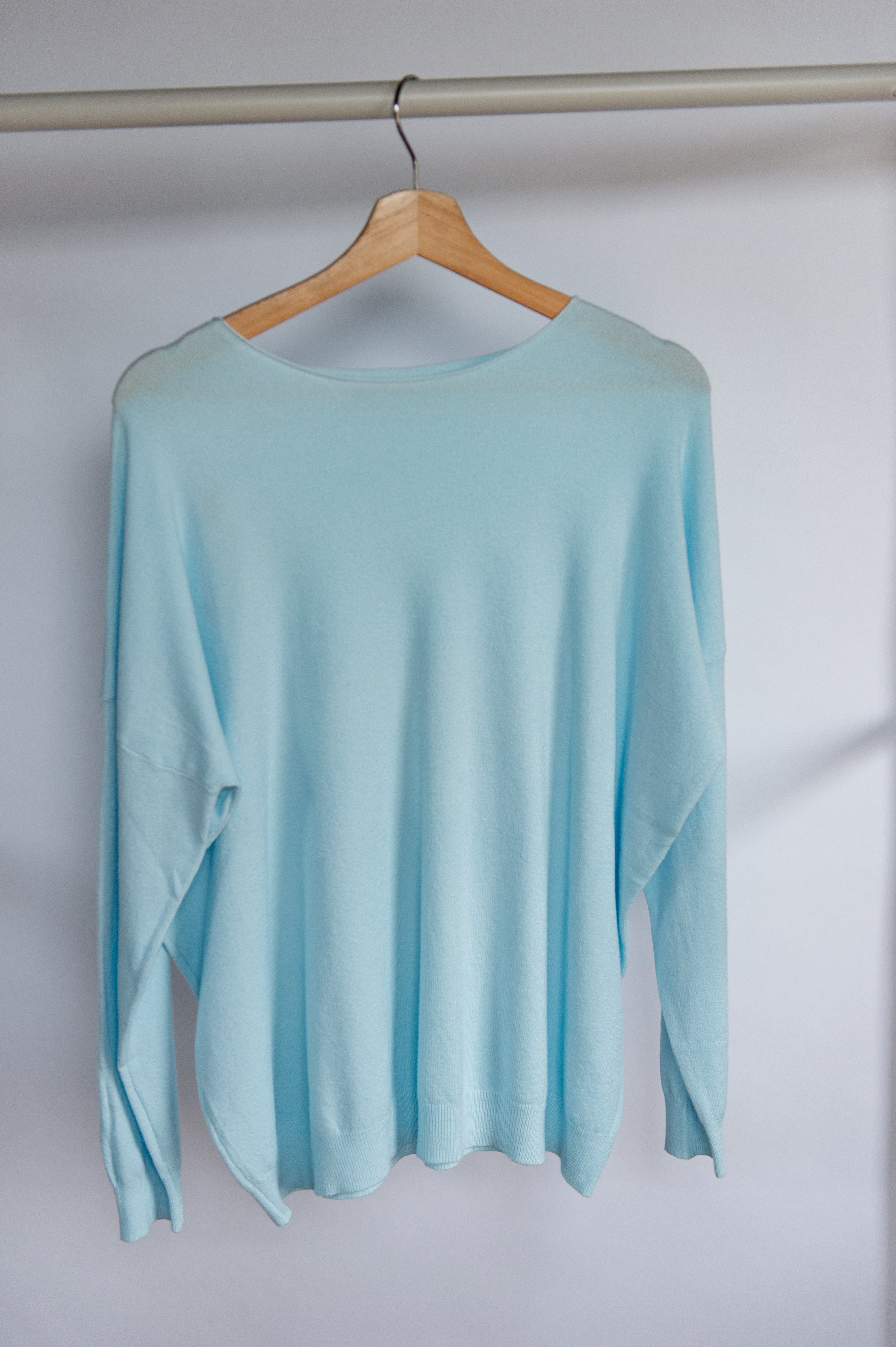 Zomer: Dunne trui ronde hals one size