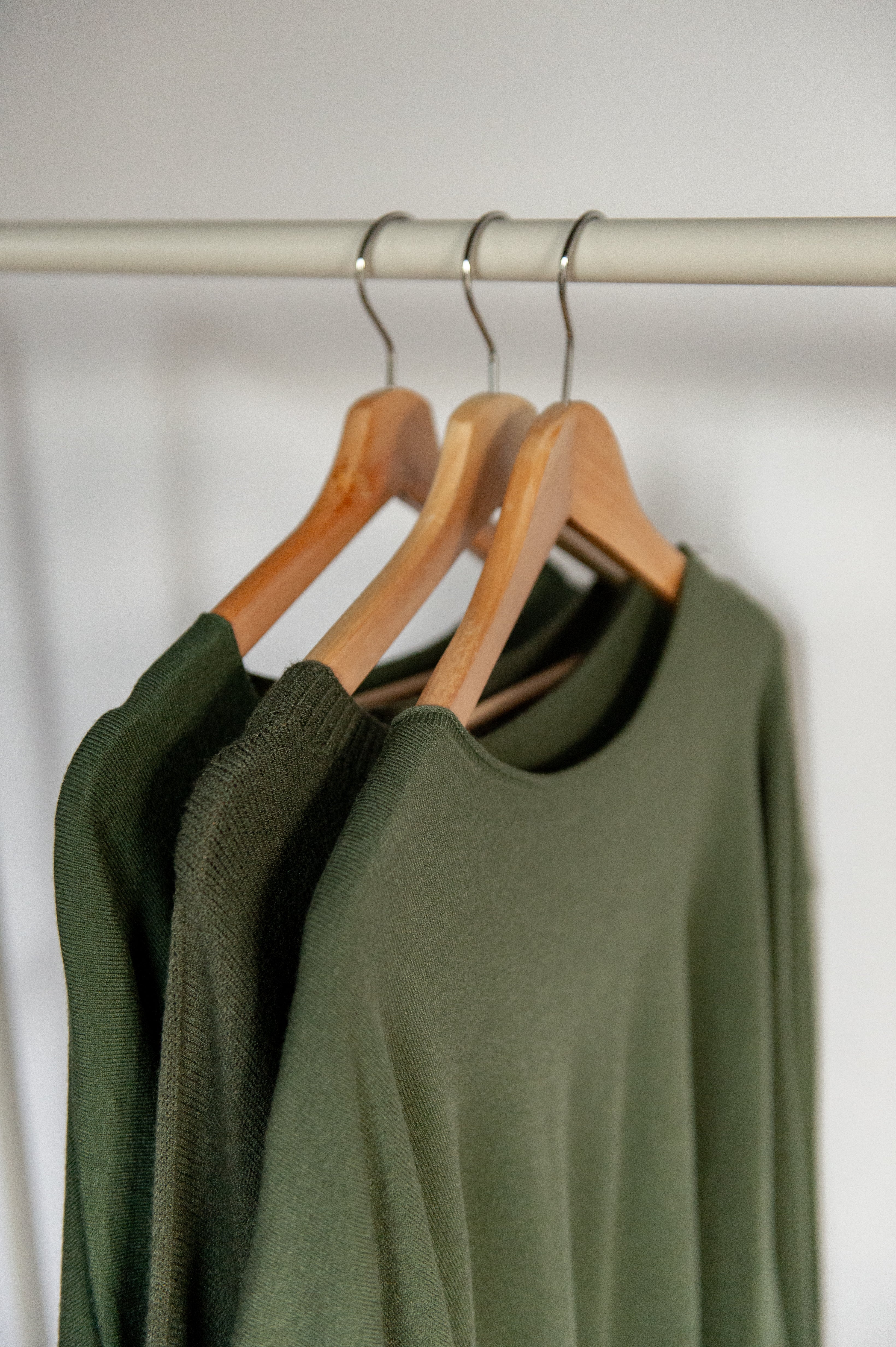 Herfst; Trui one size donkergroen