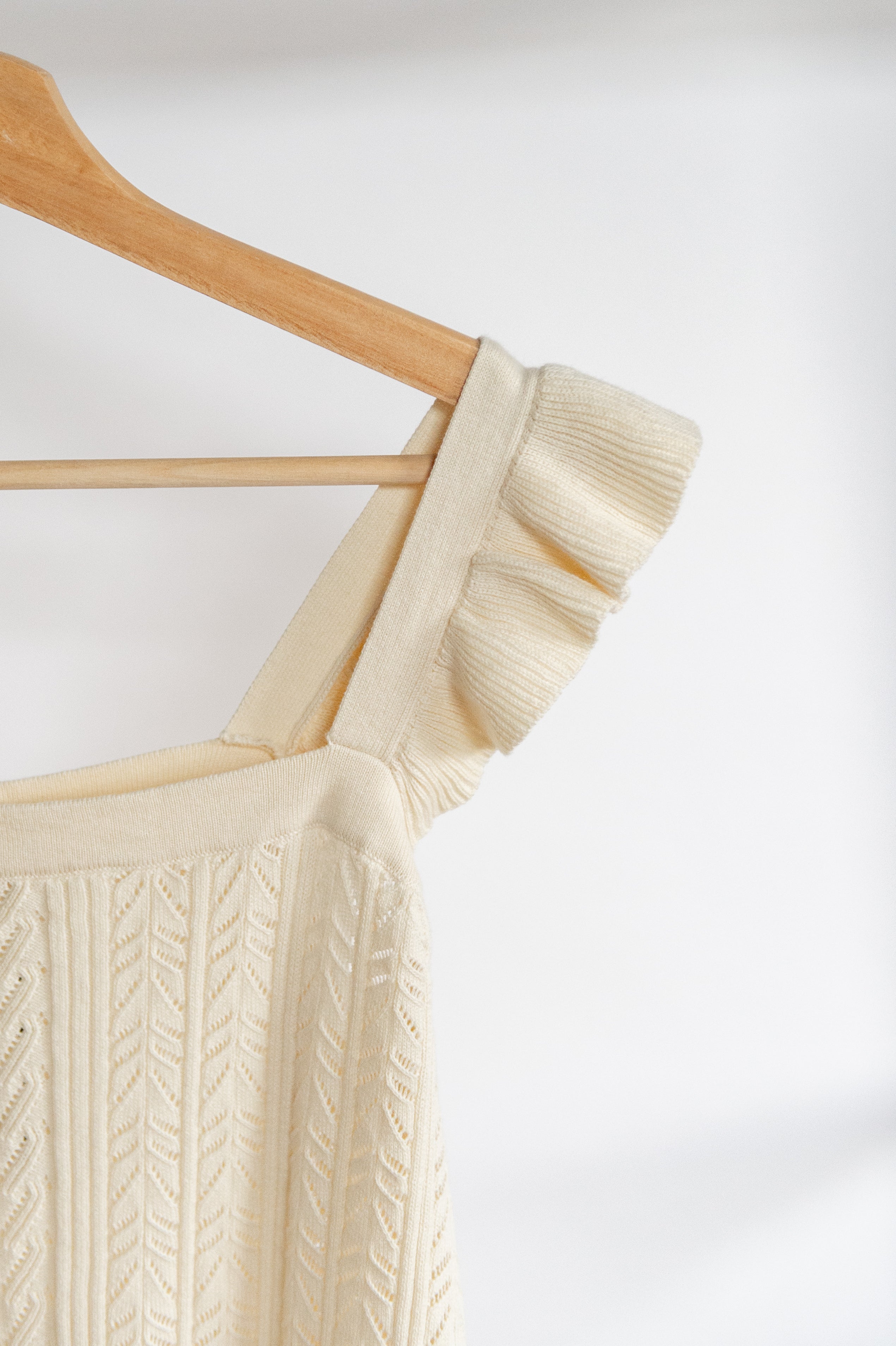 Lente/ herfst: Top creme Sissy Boy maat XL