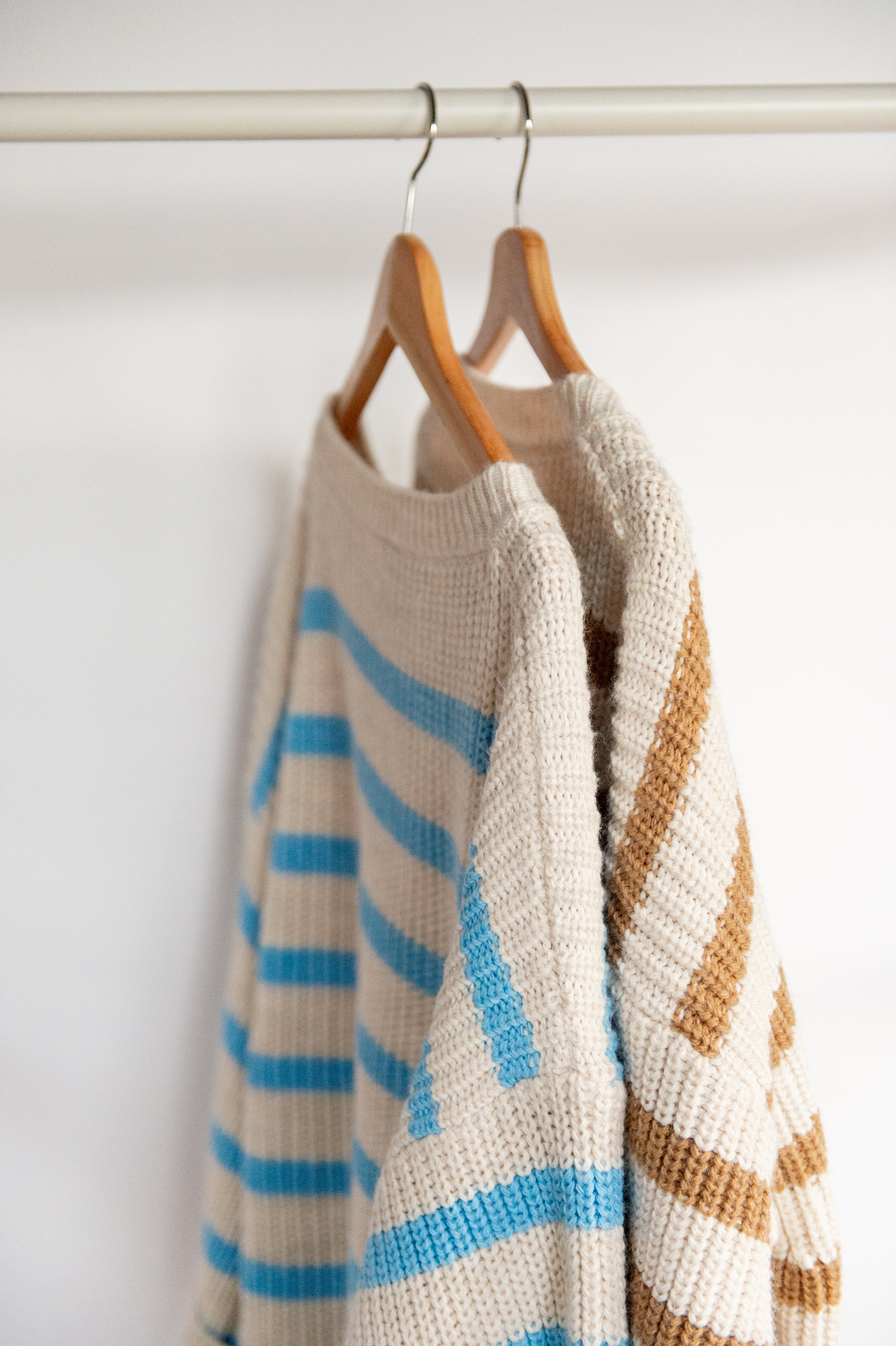 Lente: Oversized trui gestreept one size