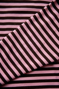 Herfst: Longsleeve streep bruin/ roze