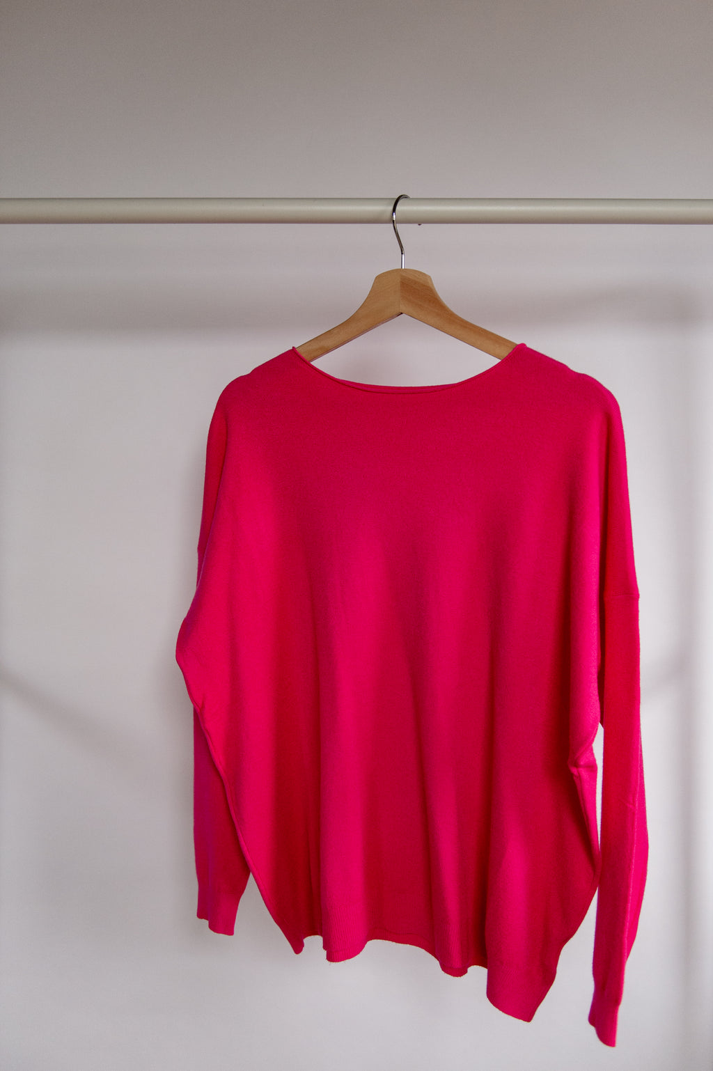 Winter: Dunne trui roze one size